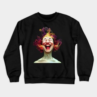 A laughter of a clown Crewneck Sweatshirt